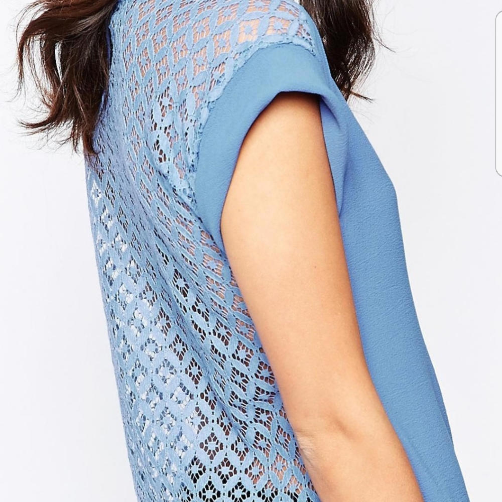 Closet Lace Back Blouse